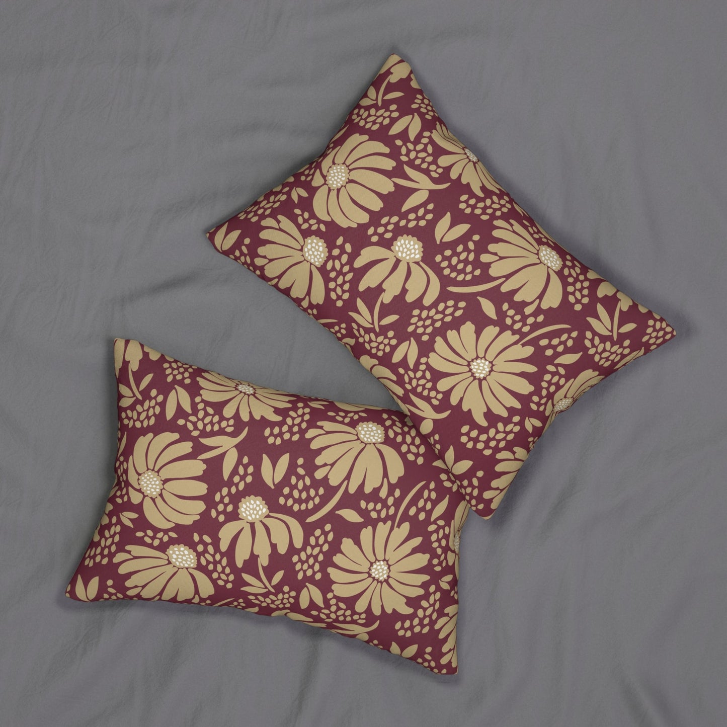 Pillow | Maroon & Gold | Bellis