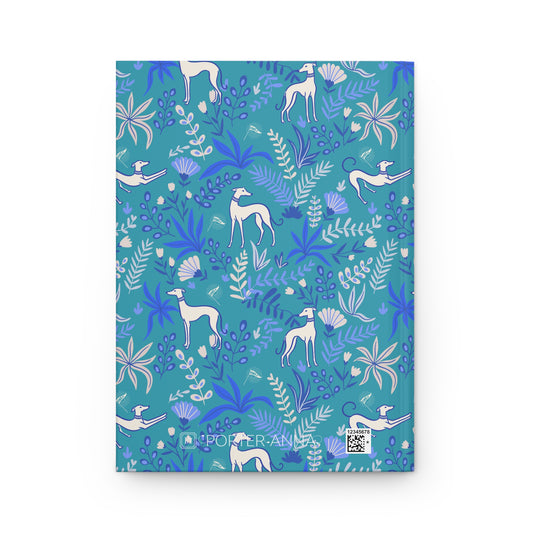Monogram Journal | Greyhounds | Teal Fern