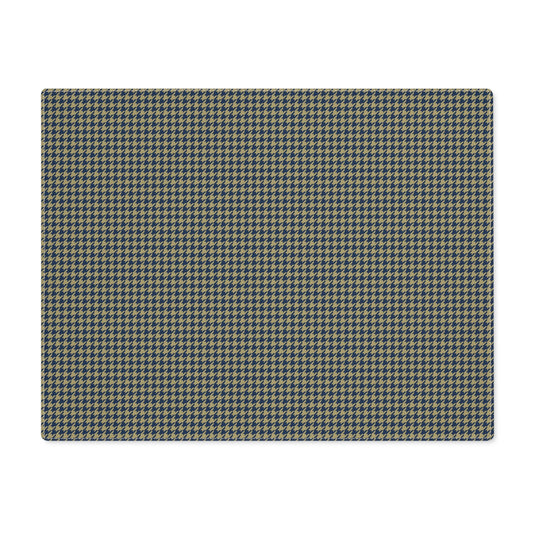 Placemat | Blue & Gold | Houndstooth