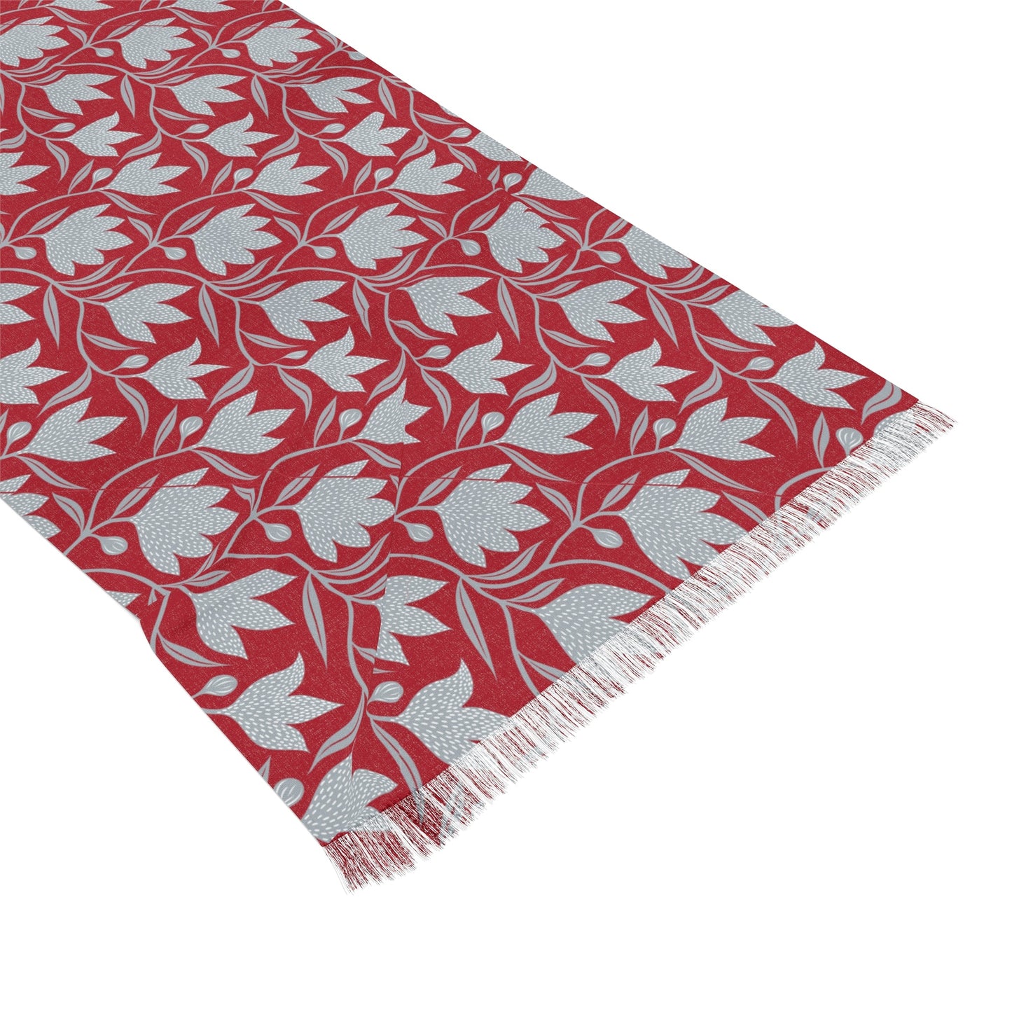 Scarf | Red & Gray | Magnolia