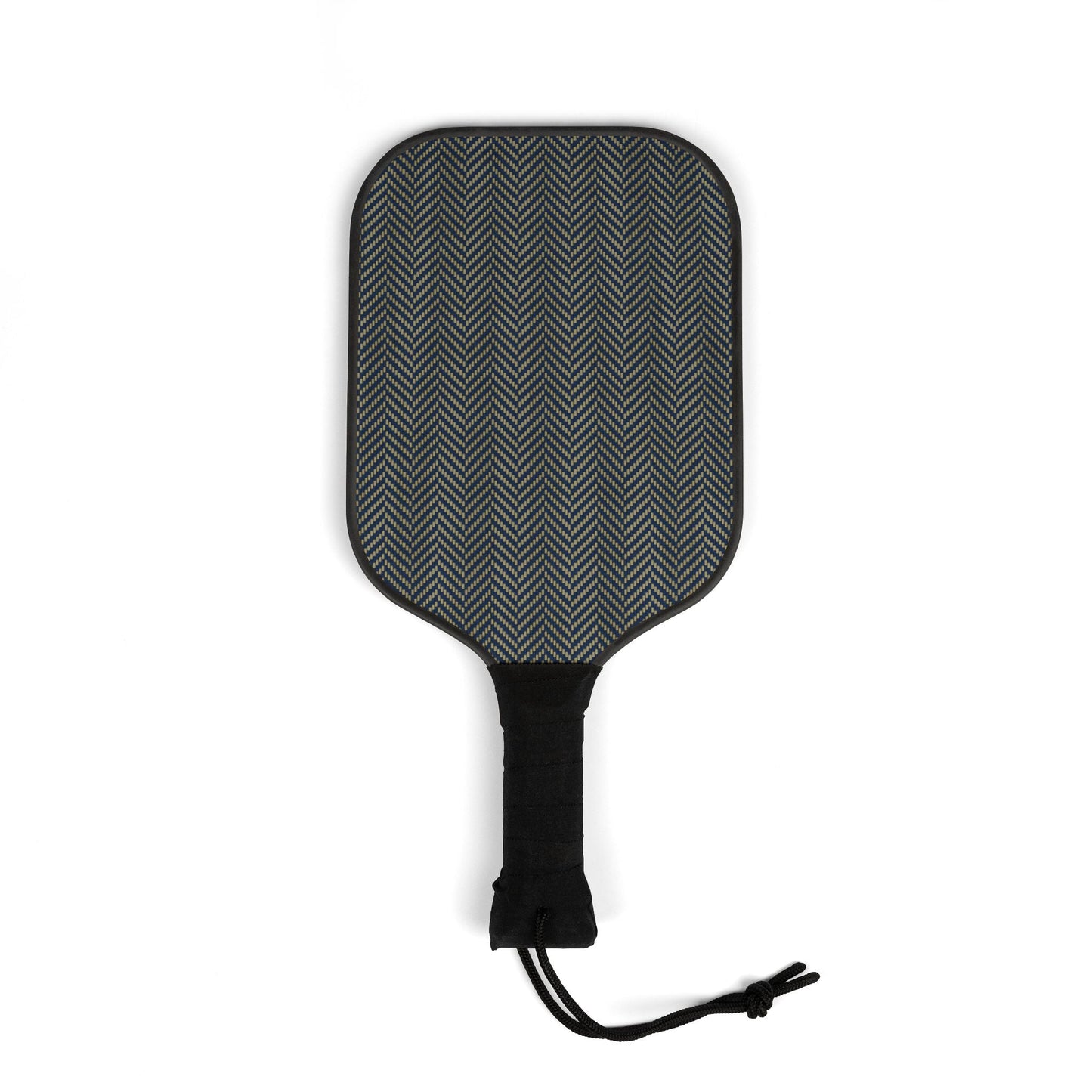 Pickleball Paddle Kit | Blue & Gold | Herringbone