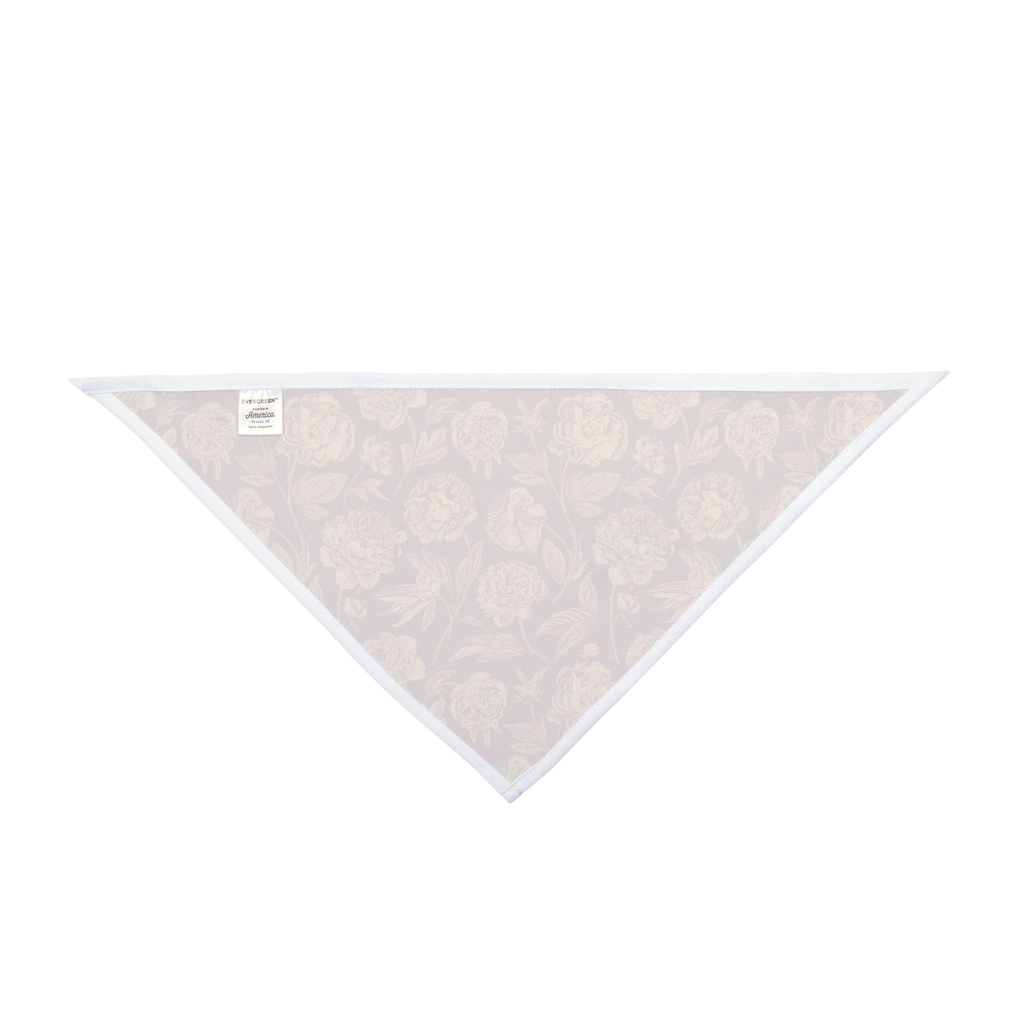 Pet Bandana | Maroon & Gold | Peony