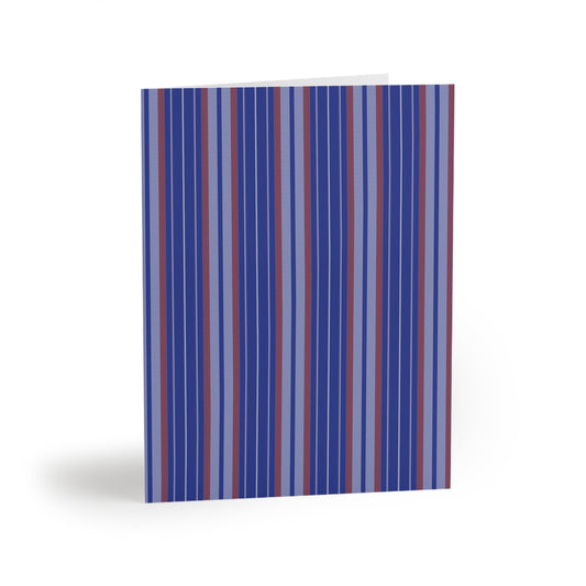 Notecards | Bright Blue & Orange | Stripe