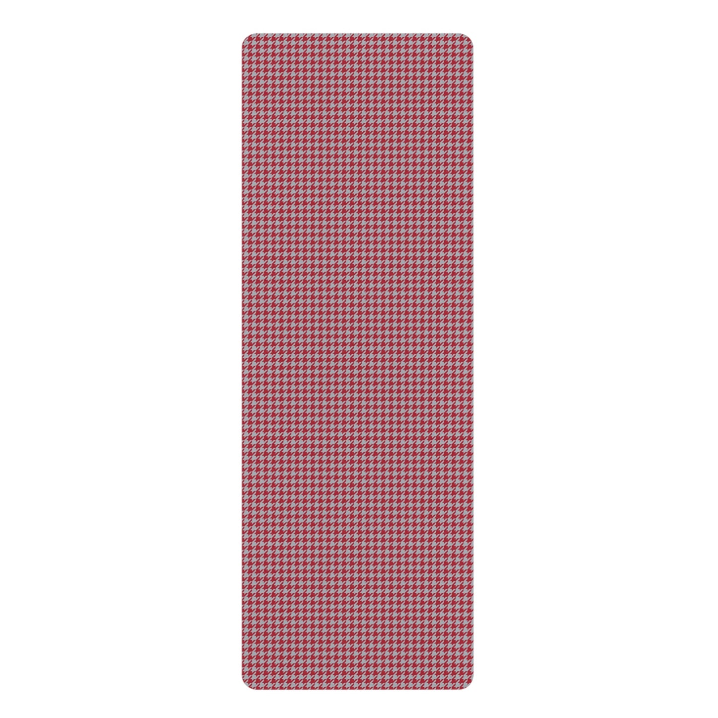 Yoga Mat | Red & Gray | Houndstooth