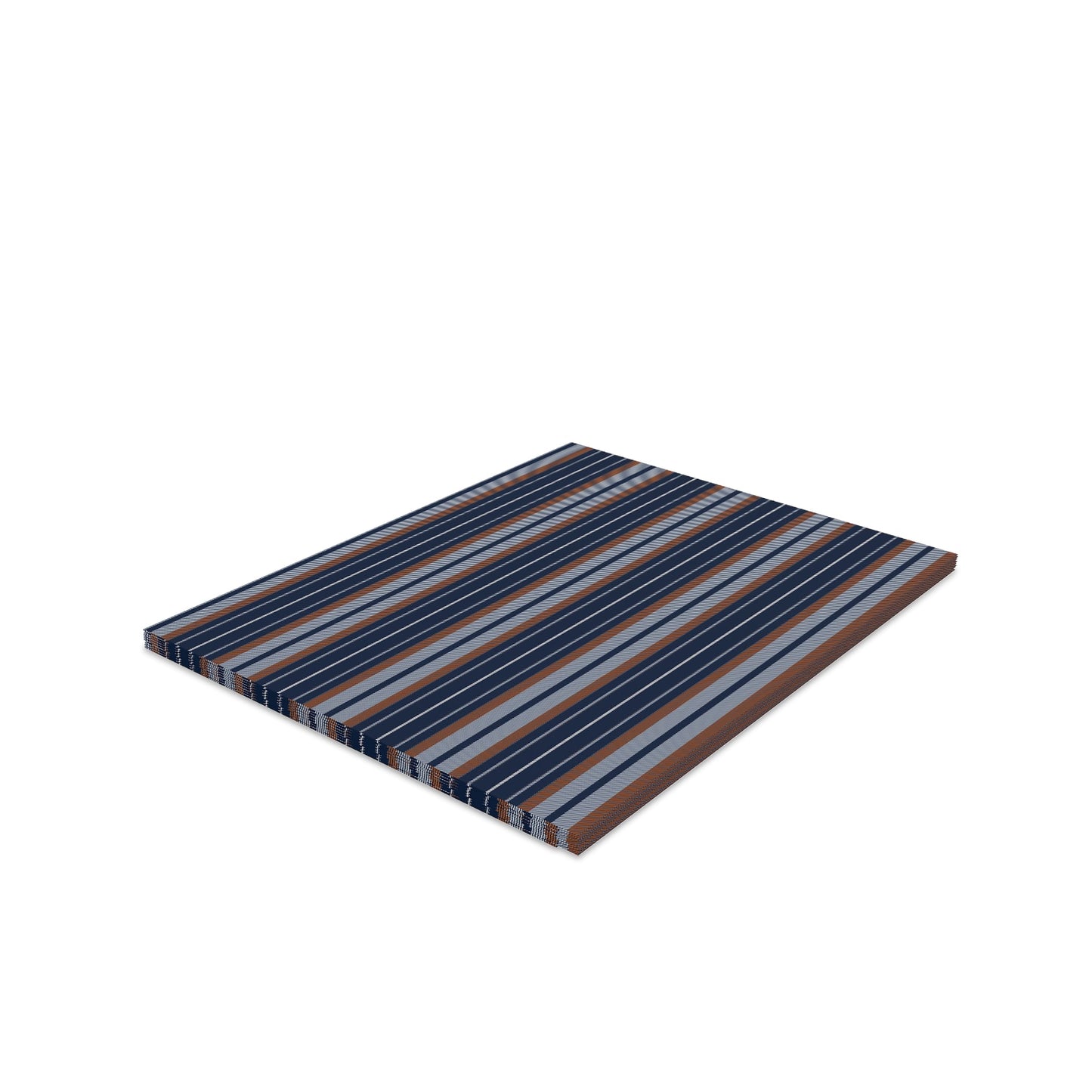 Notecards | Orange & Blue | Stripe