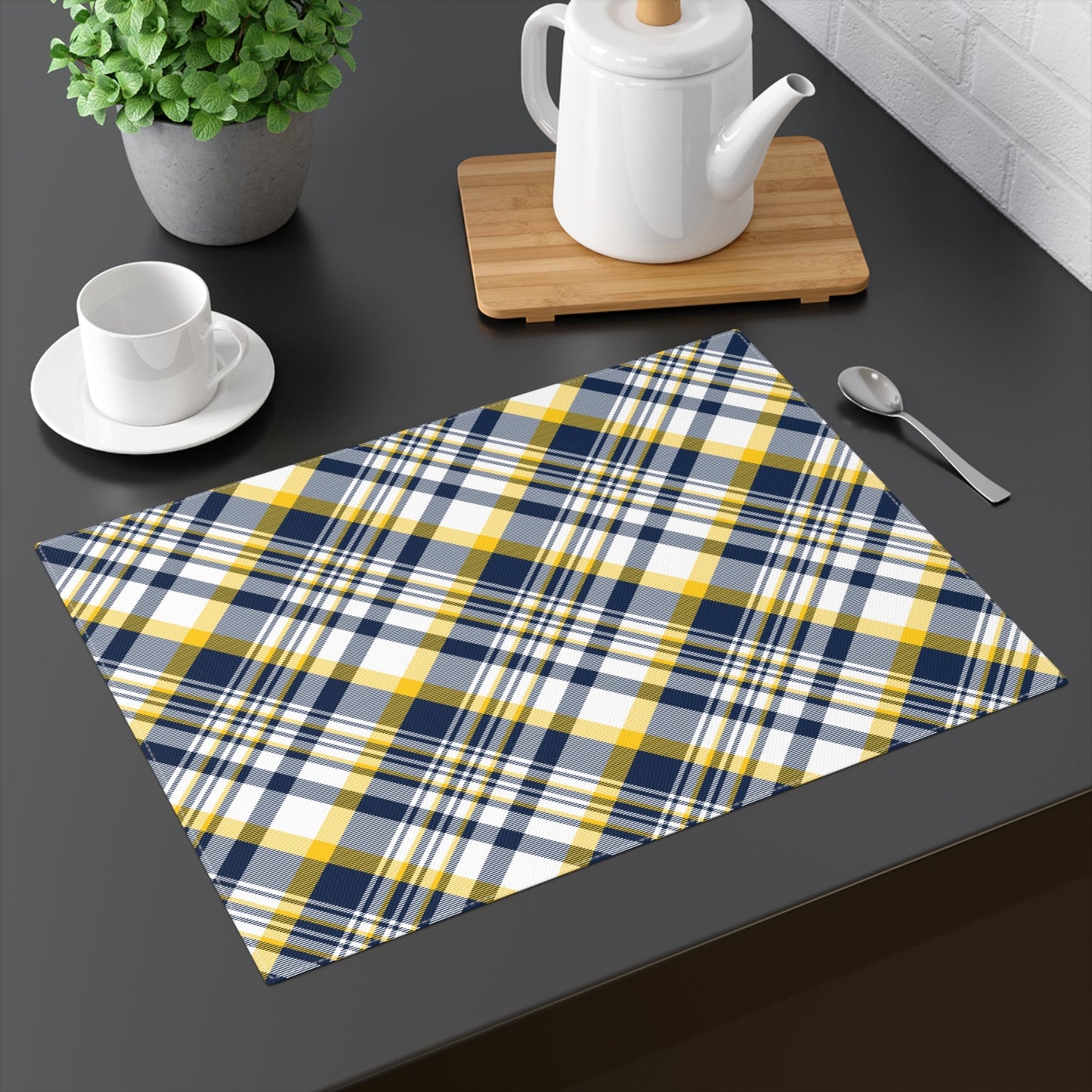 Placemat | Yellow & Blue | Tartan