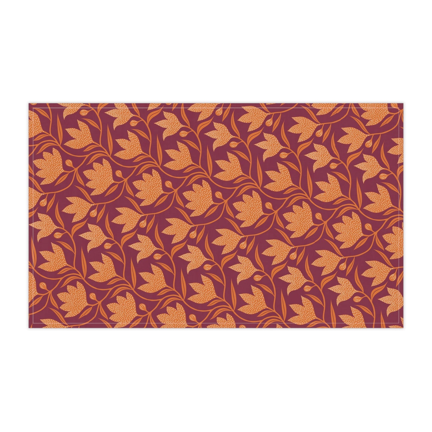 Tea Towels | Maroon & Orange | Magnolia