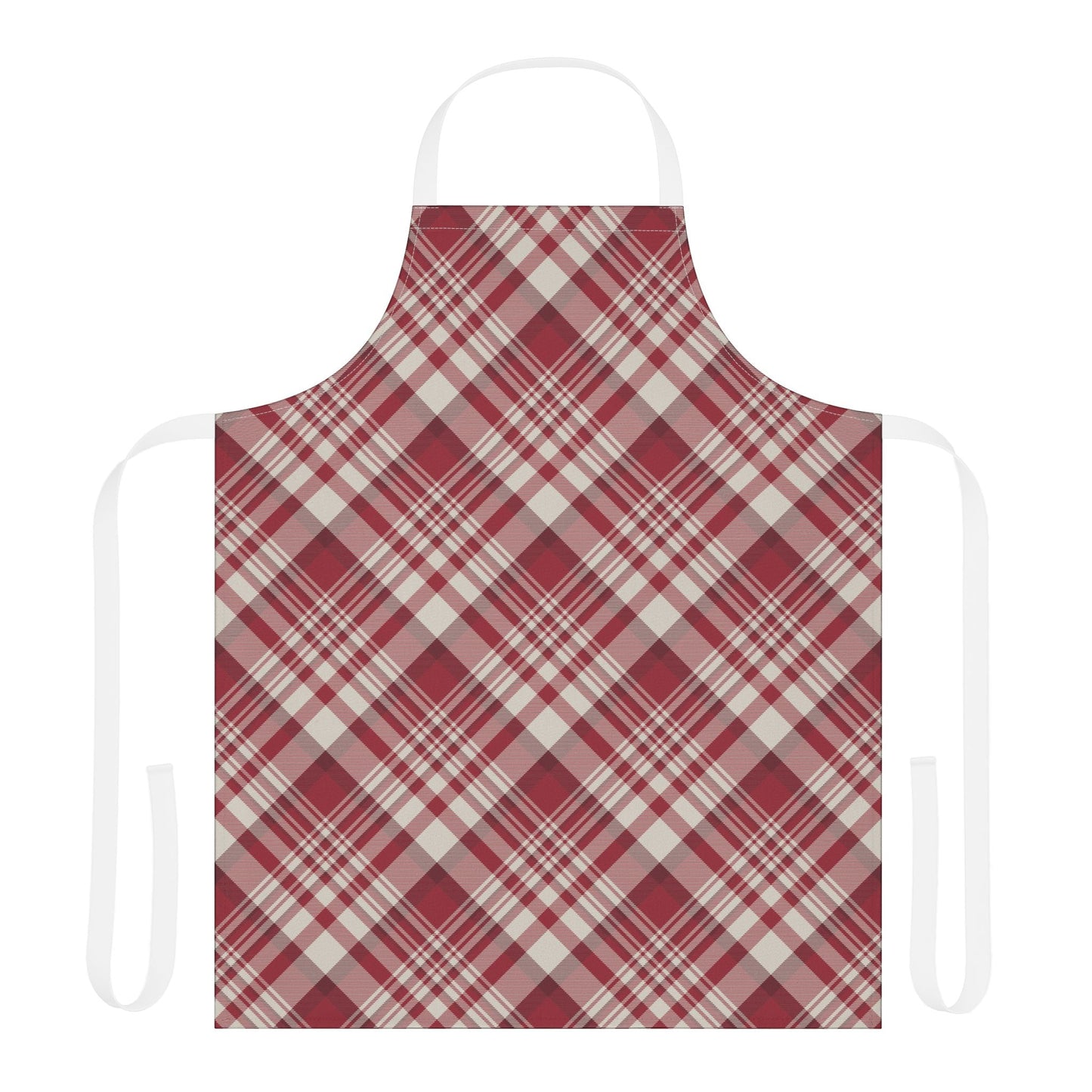 Apron | Maroon & White | Tartan