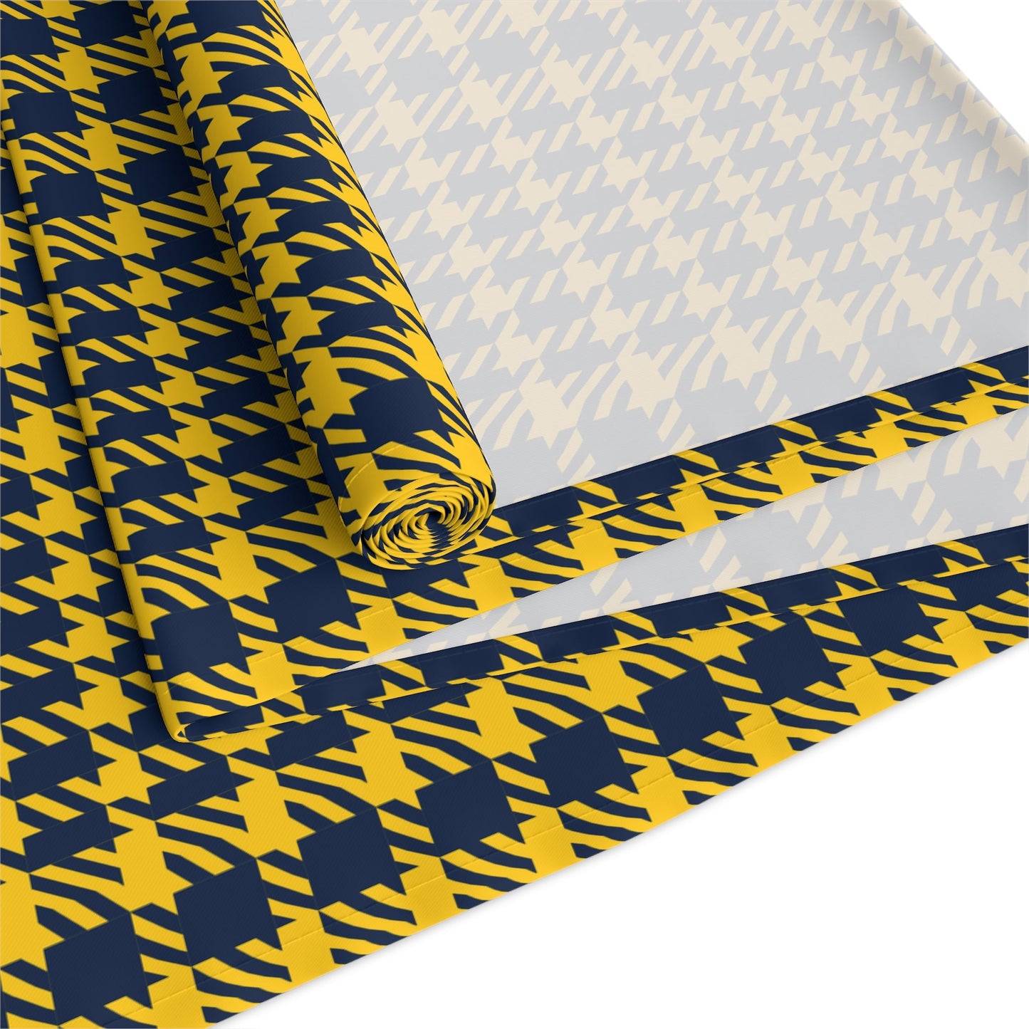 Table Runner | Yellow & Blue | Tweed