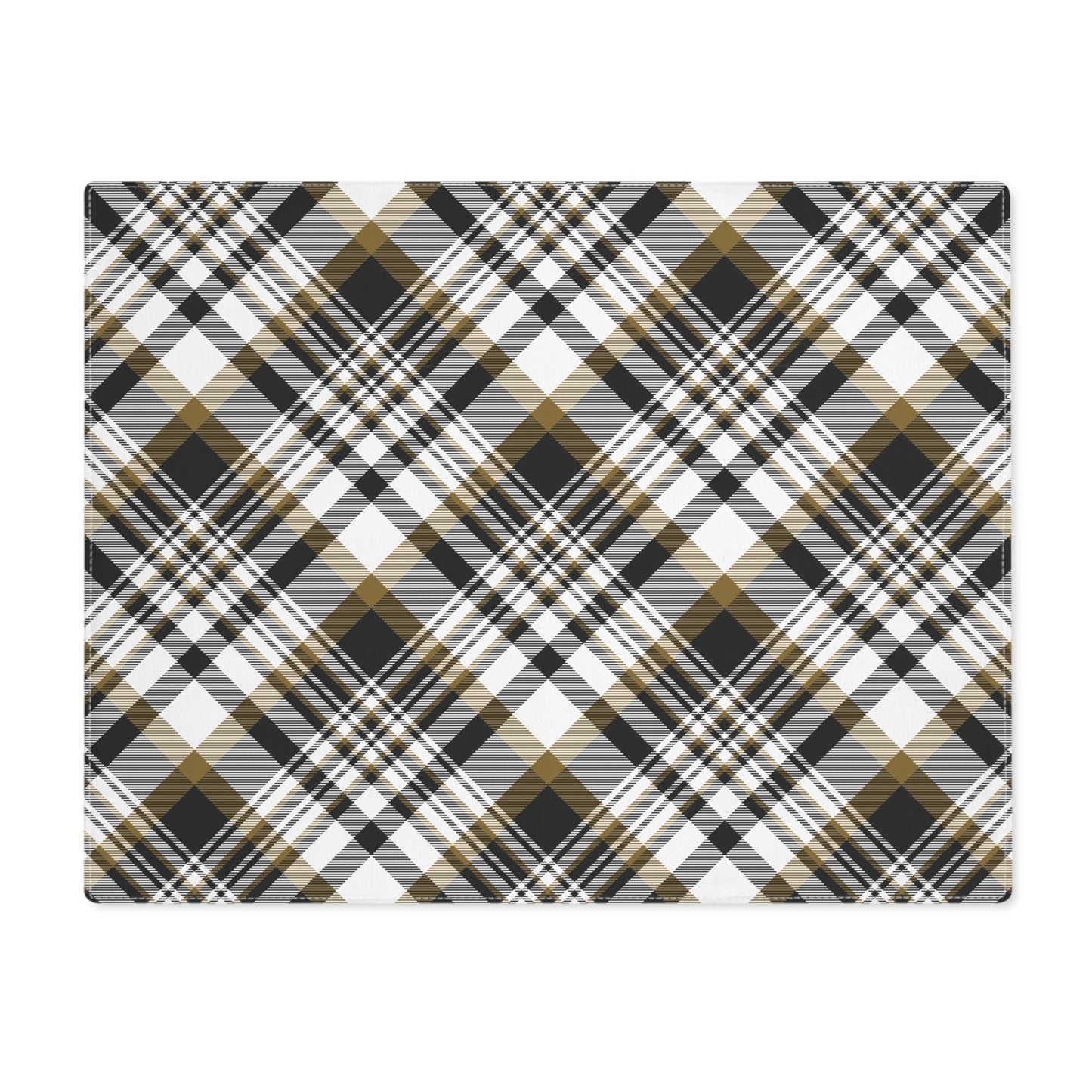 Placemat | Black & Gold | Tartan