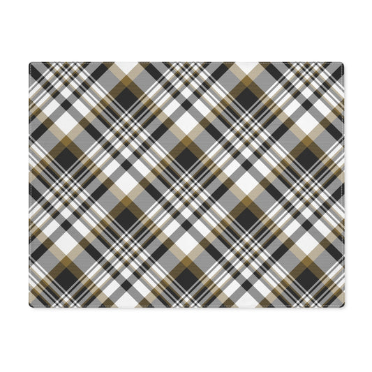 Placemat | Black & Gold | Tartan