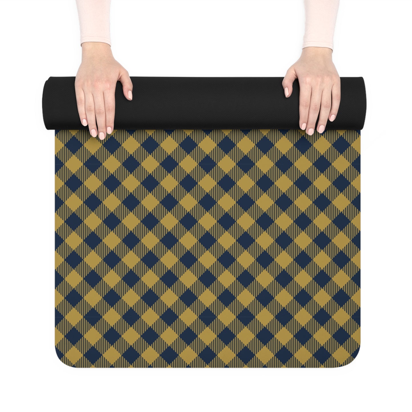 Yoga Mat | Notre Dame, Indiana | Gingham