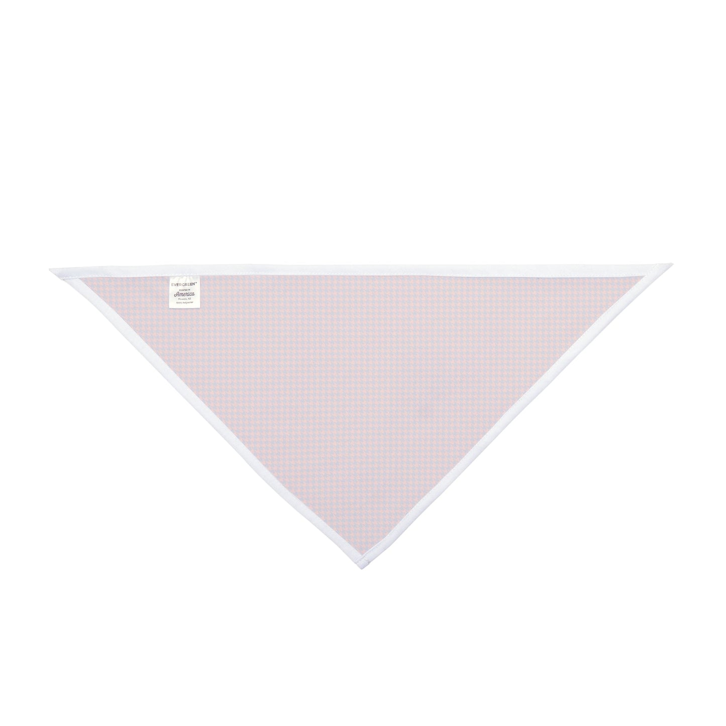 Pet Bandana | Bright Blue & Orange | Houndstooth