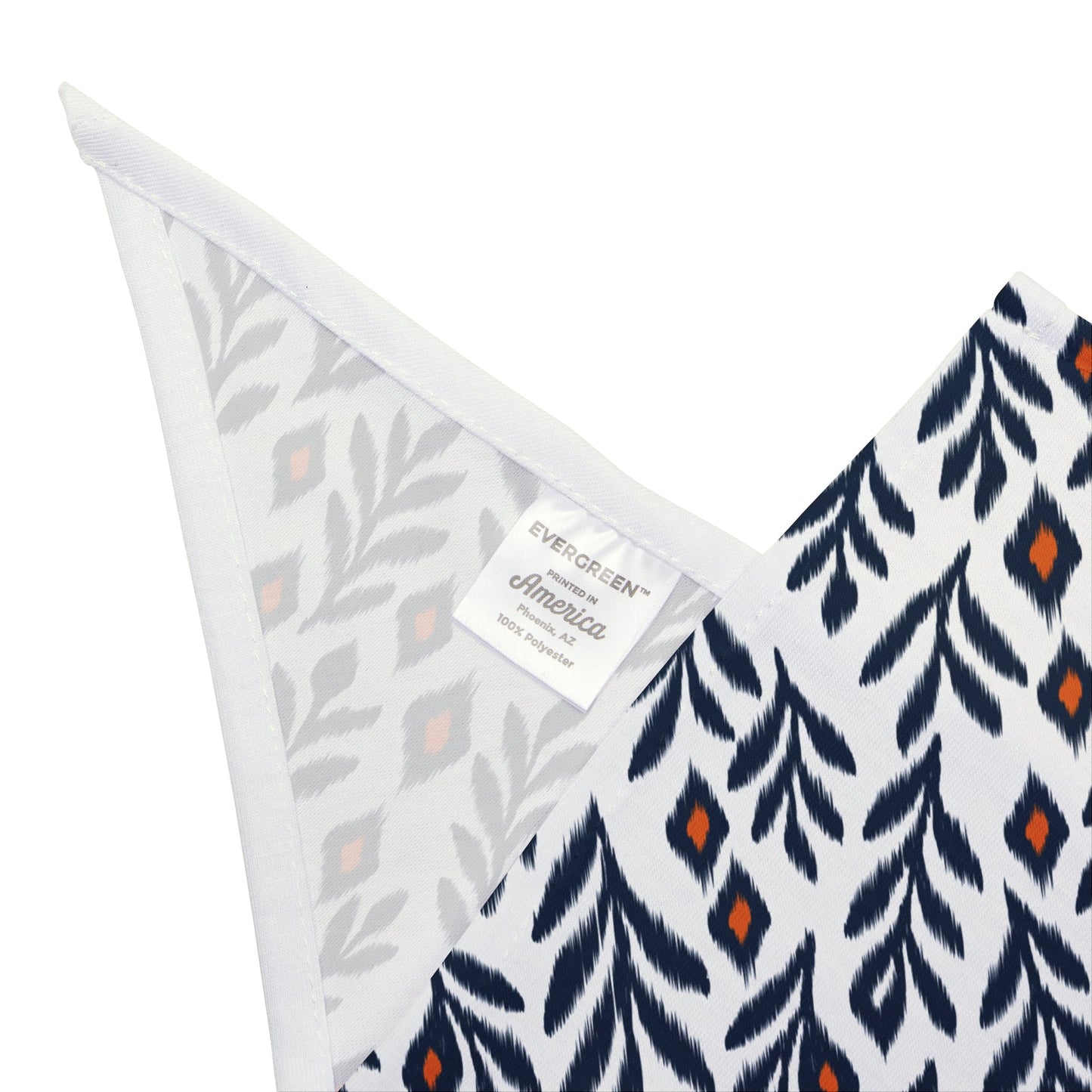 Pet Bandana | Orange & Blue | Laurel