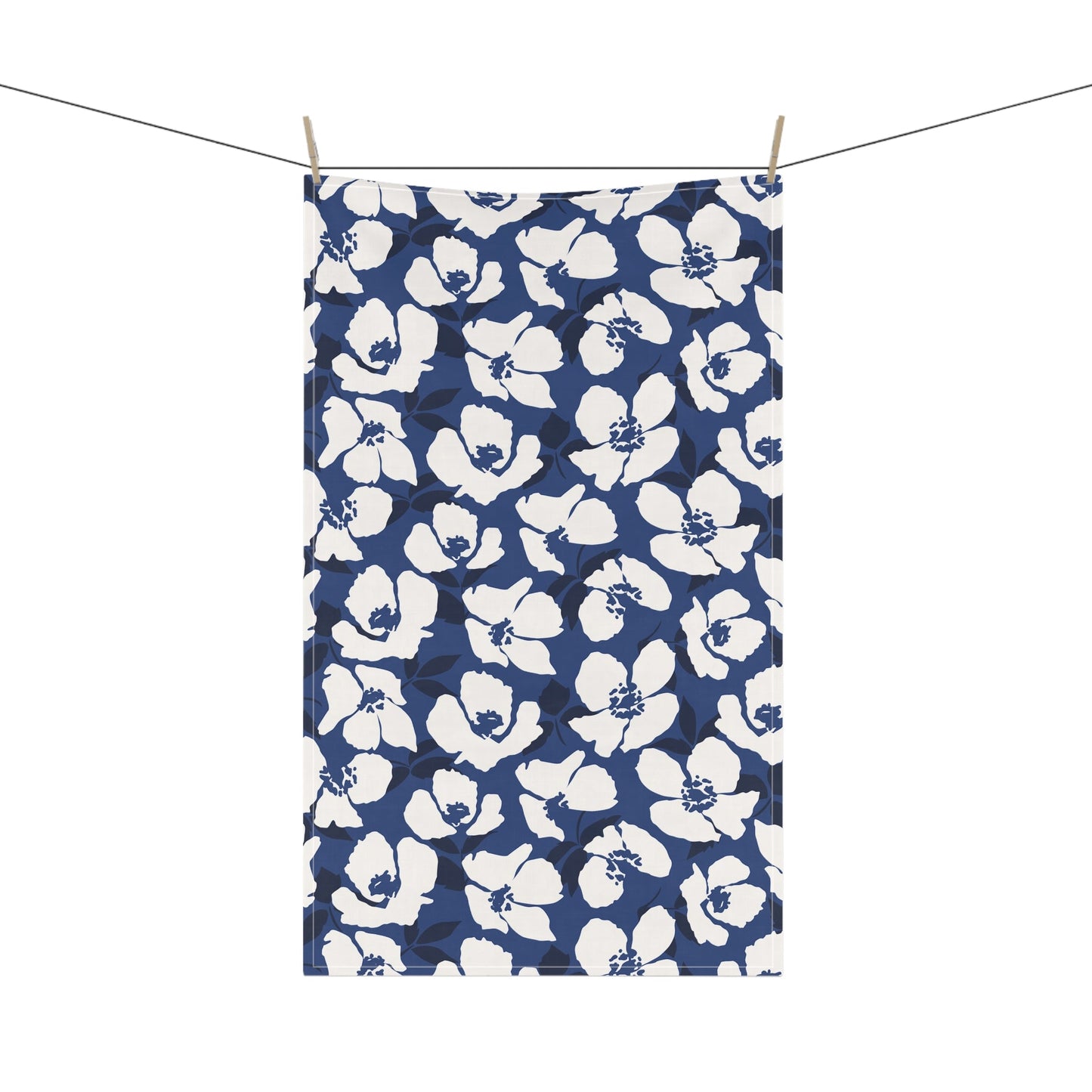 Tea Towel | Navy & White | Poppy