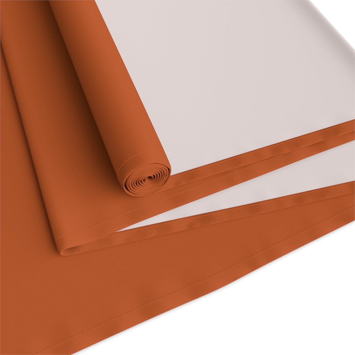 Table Runner | Dark Orange & White | Dark