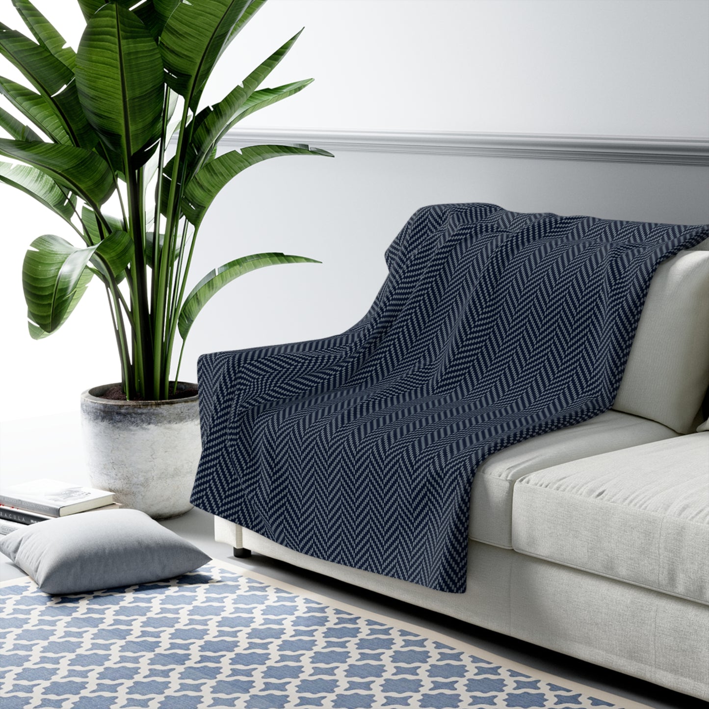 Sherpa Blanket | Storrs, Connecticut | Herringbone