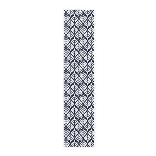 Table Runner | Navy & White | Palm