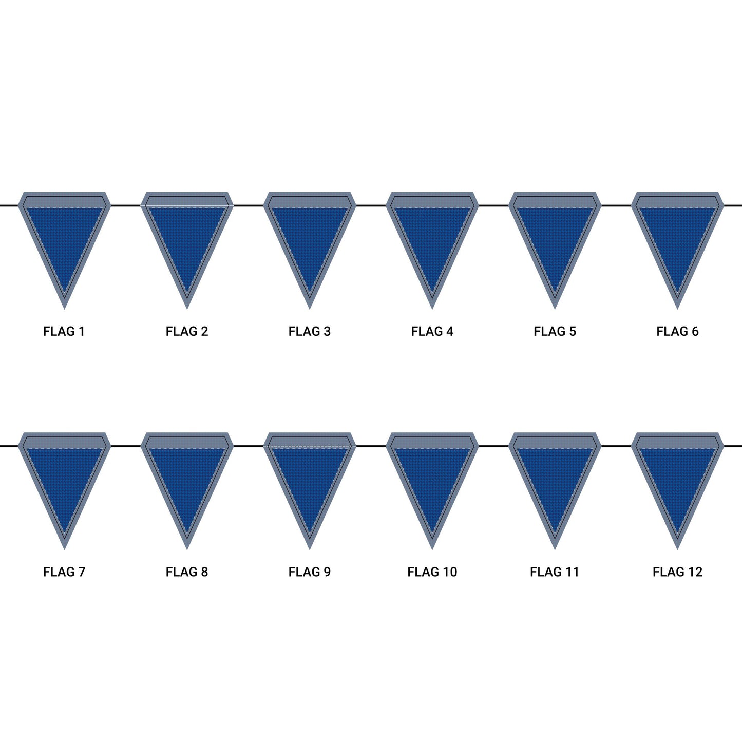 Flag Garland | Durham, North Carolina | Houndstooth