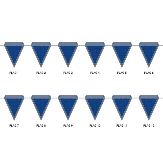 Flag Garland | Durham, North Carolina | Houndstooth