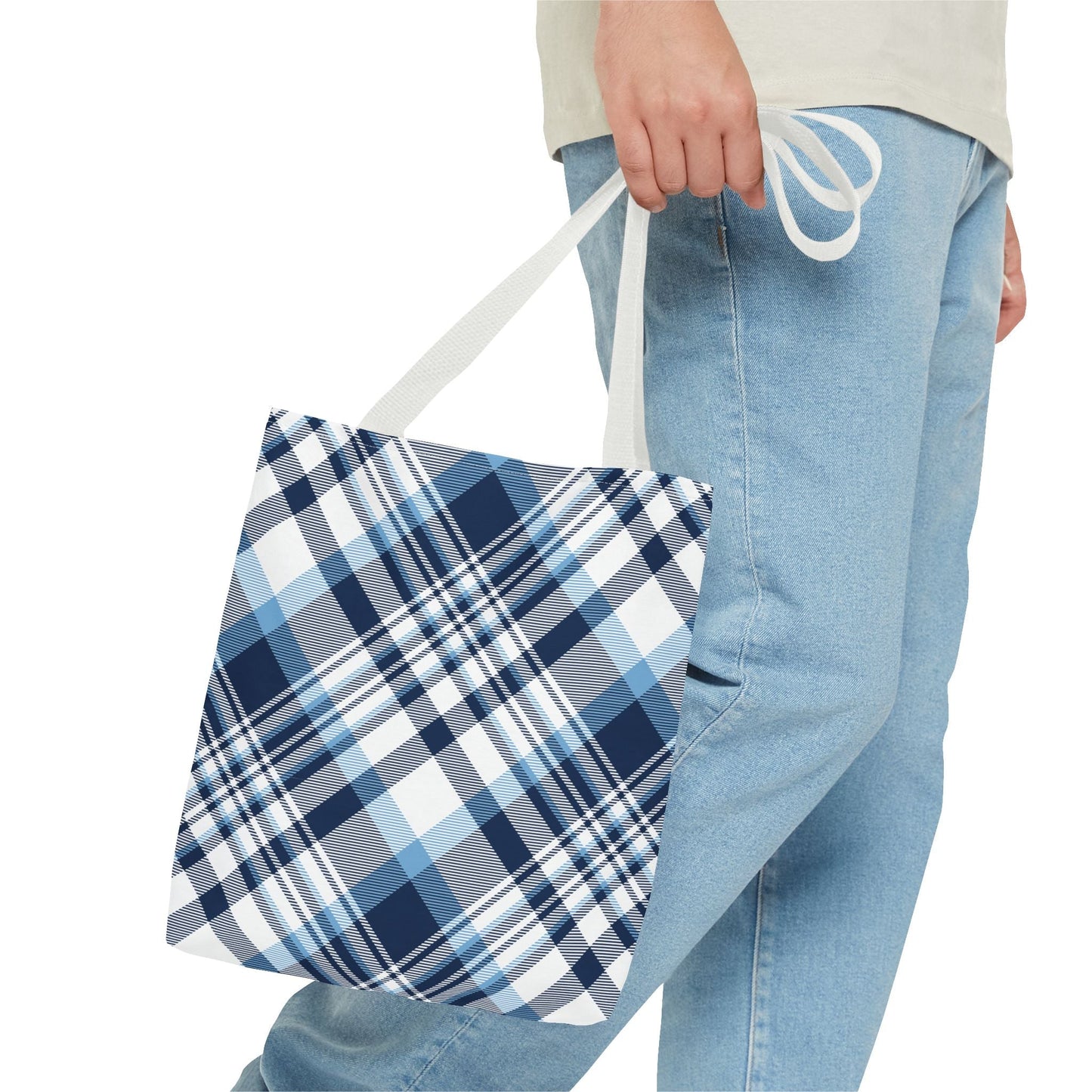 Totes | Light Blue & White | Tartan
