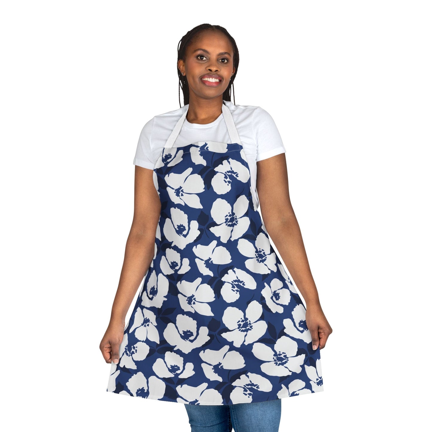 Apron | Navy & White | Poppy