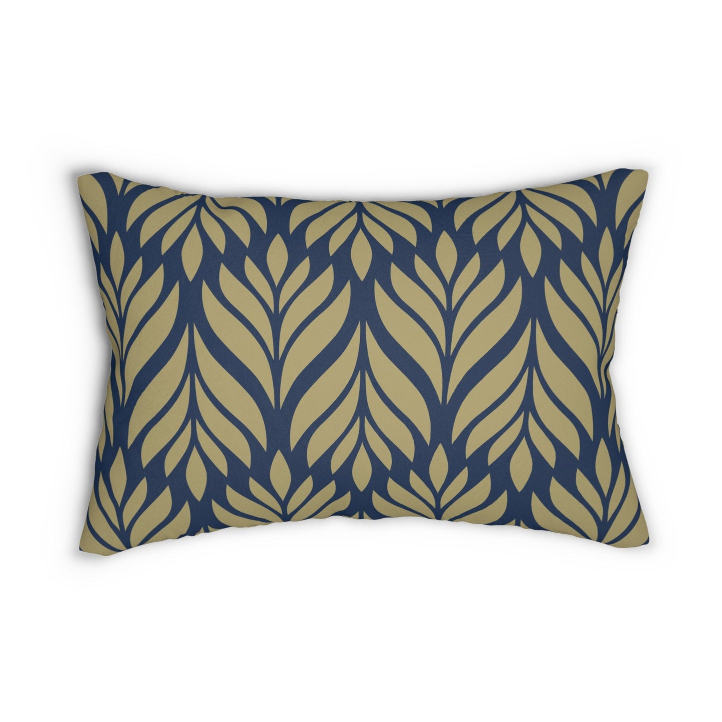 Pillow | Blue & Gold | Palm