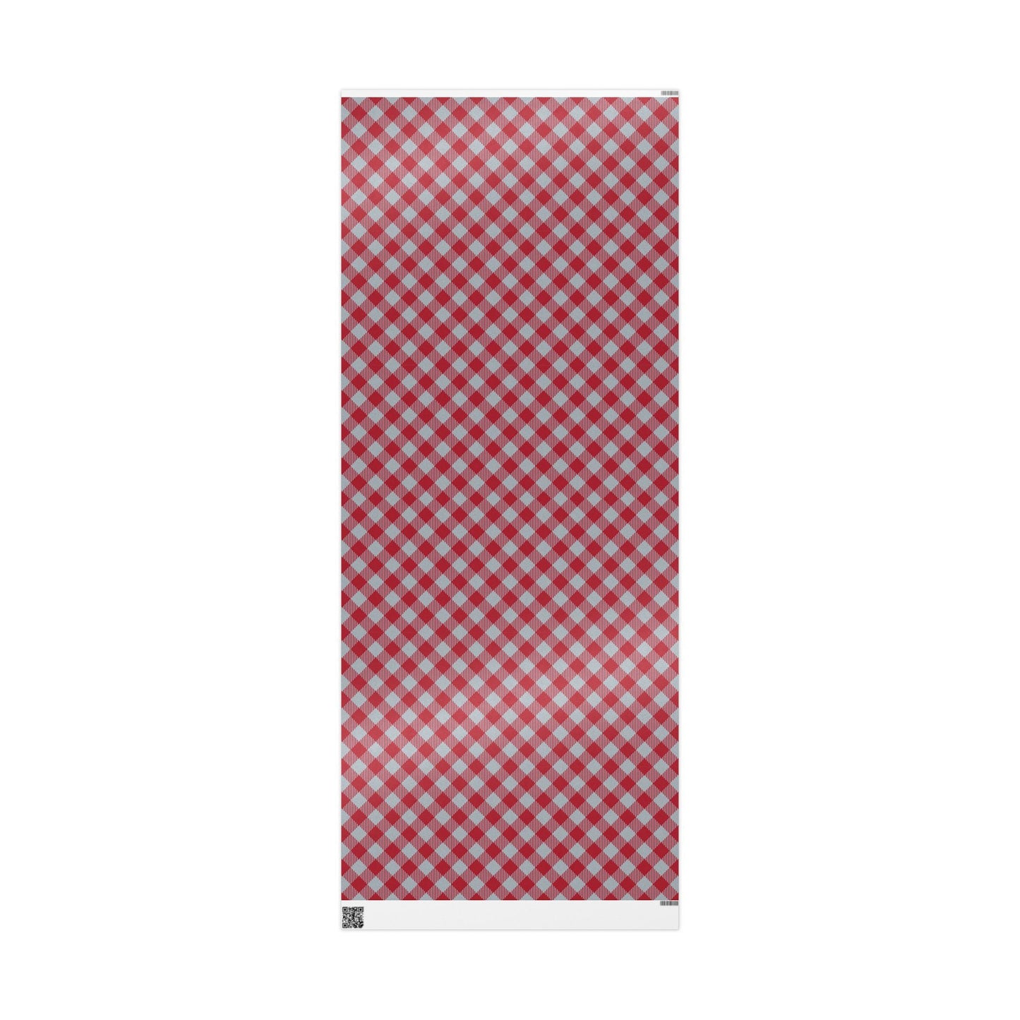 Gift Wrap | Red & Gray | Gingham