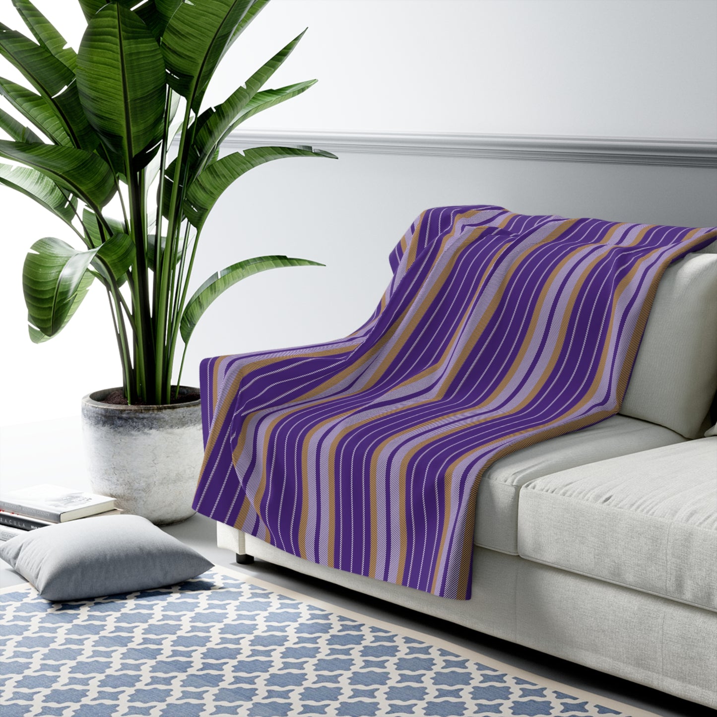Sherpa Blanket | Baton Rouge, Louisiana | Stripe