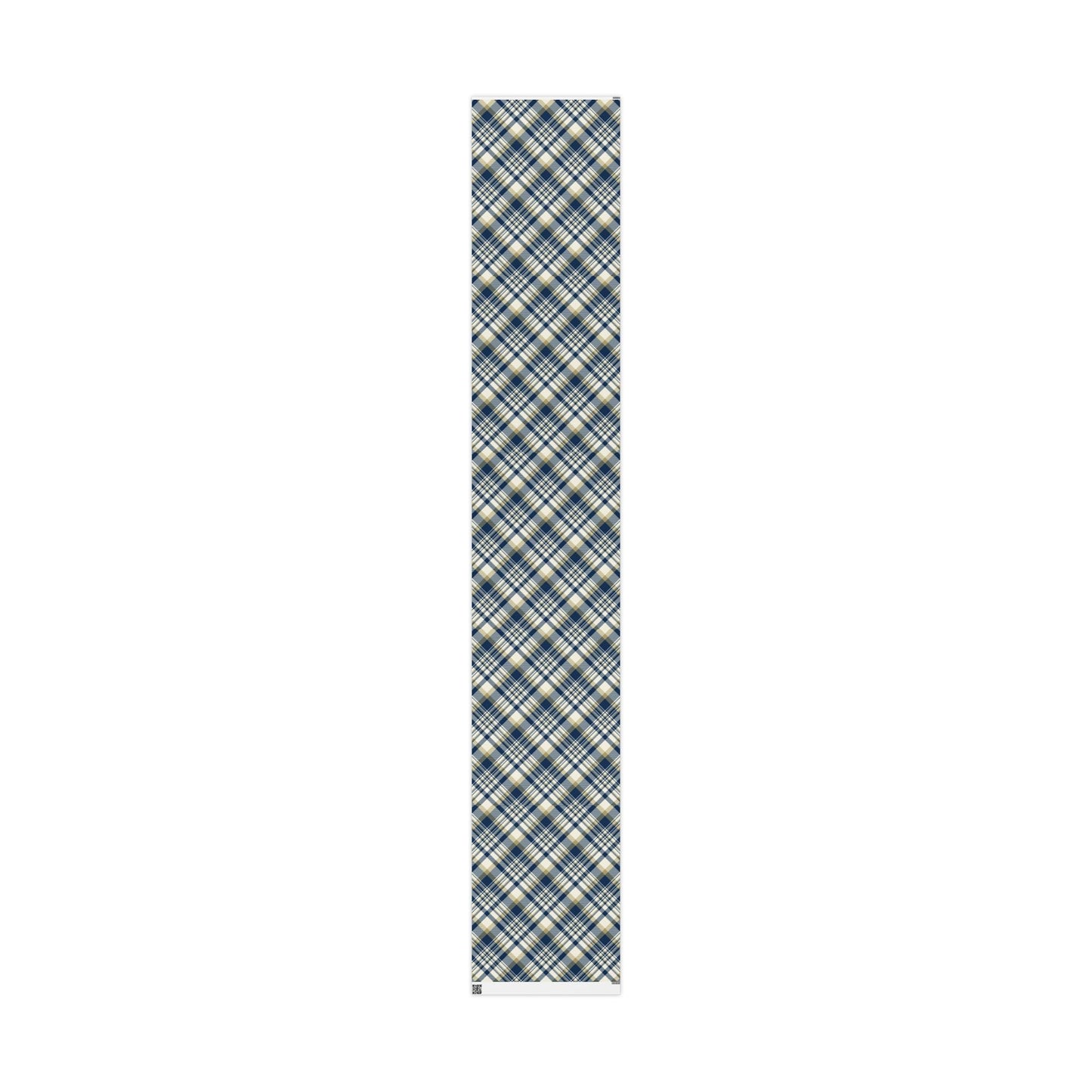 Gift Wrap | Blue & Gold | Tartan