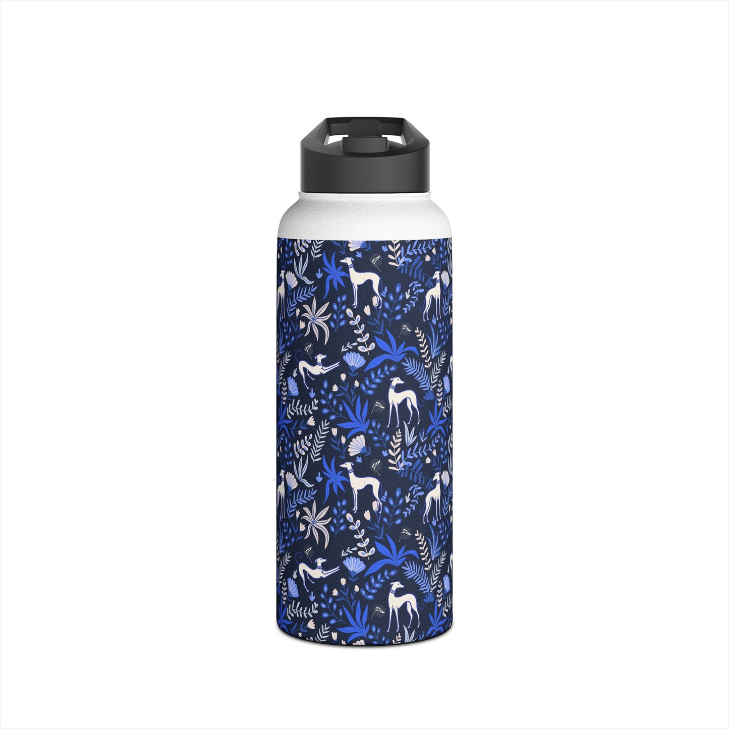 Insulated Water Bottle | Greyhounds | Blue Fern