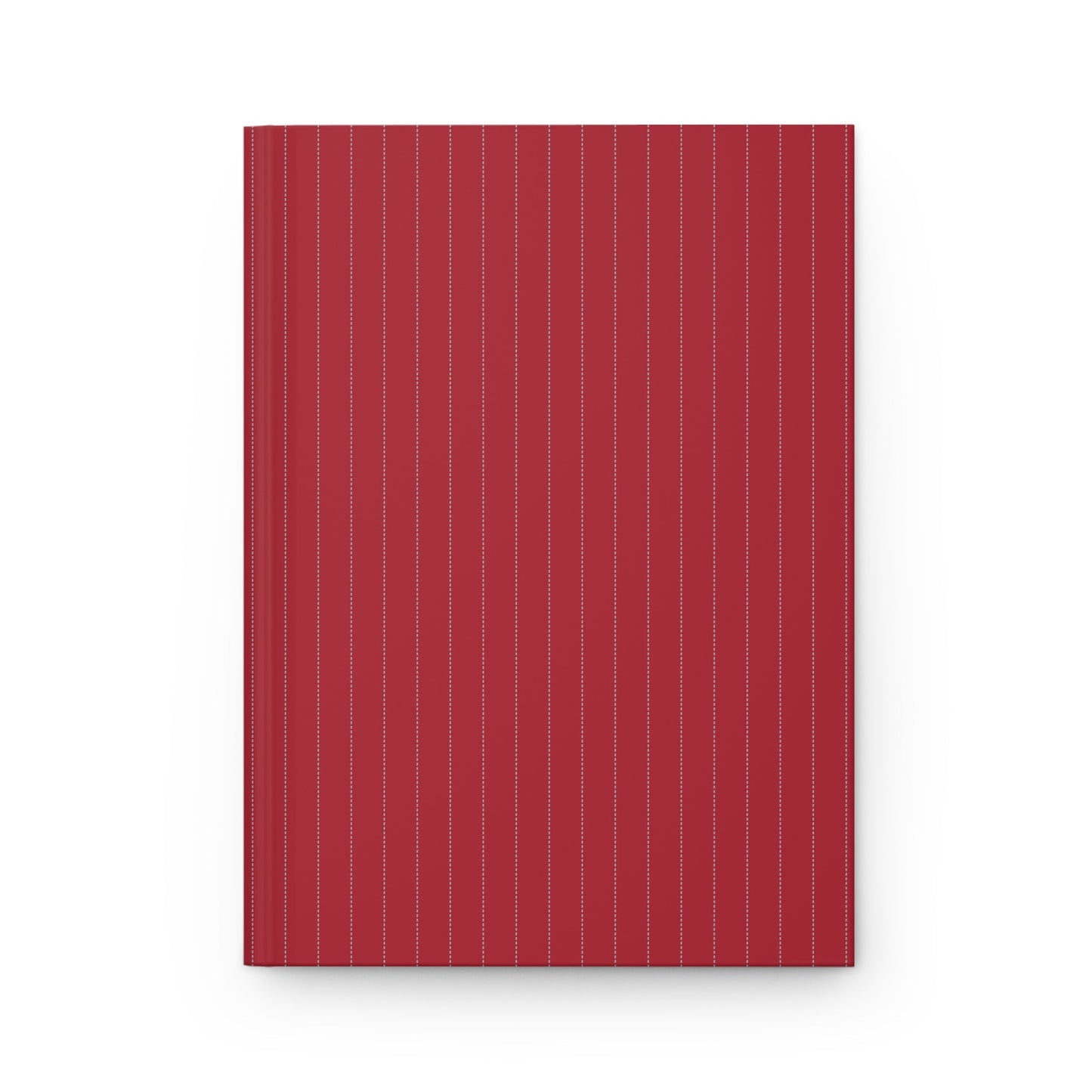 Journal | Red & Gray | Pinstripe