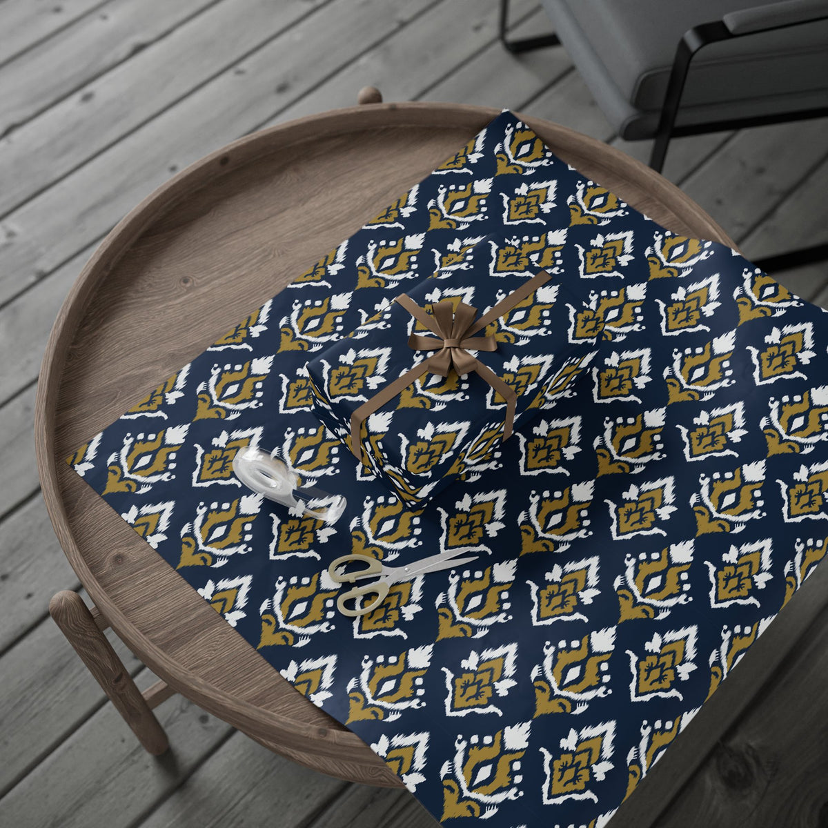 Gift Wrap | Notre Dame, Indiana | Ikat
