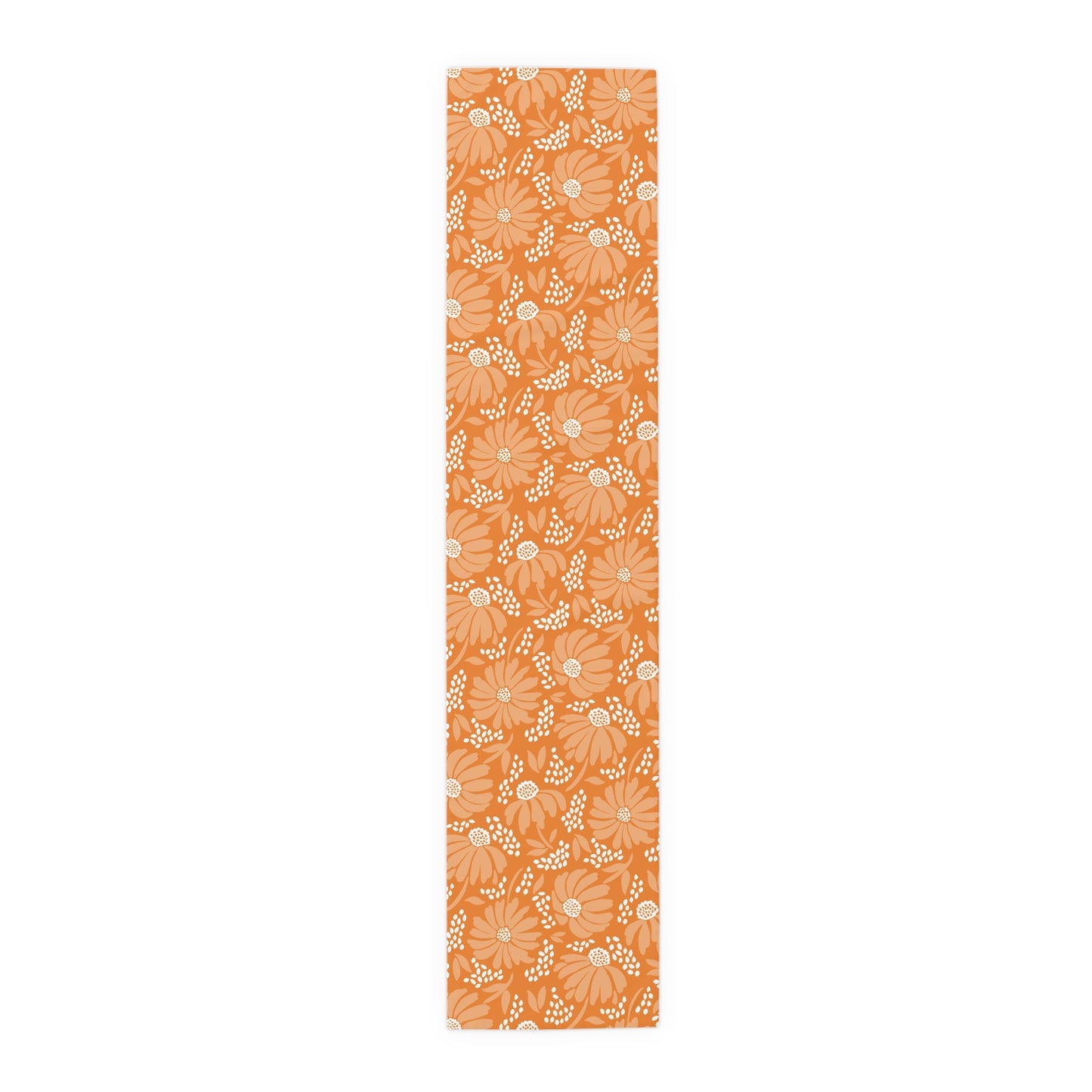 Table Runner | Orange & White | Bellis