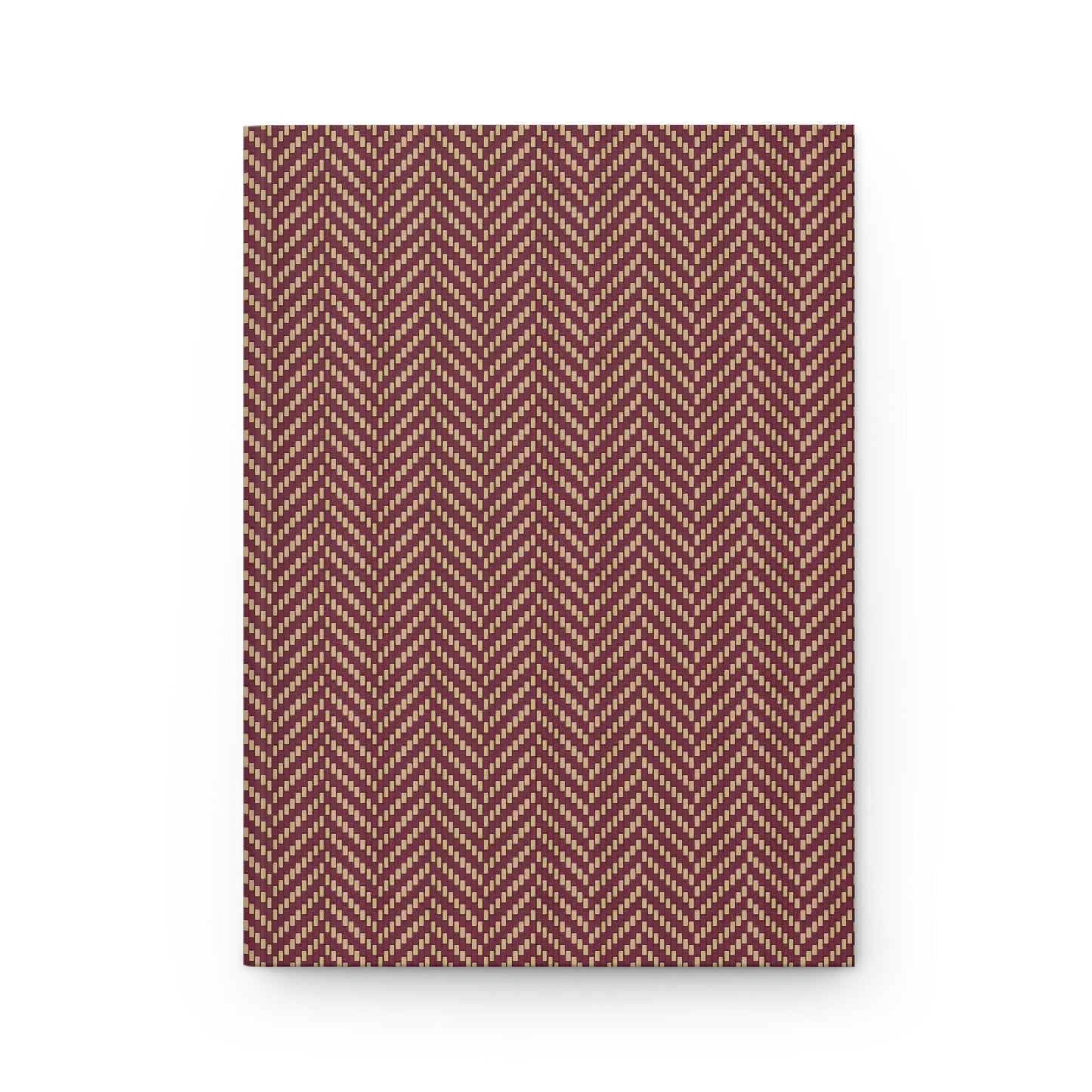 Journal | Maroon & Gold | Herringbone