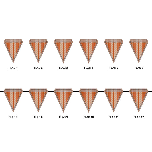 Flag Garland | Austin, Texas | Stripe