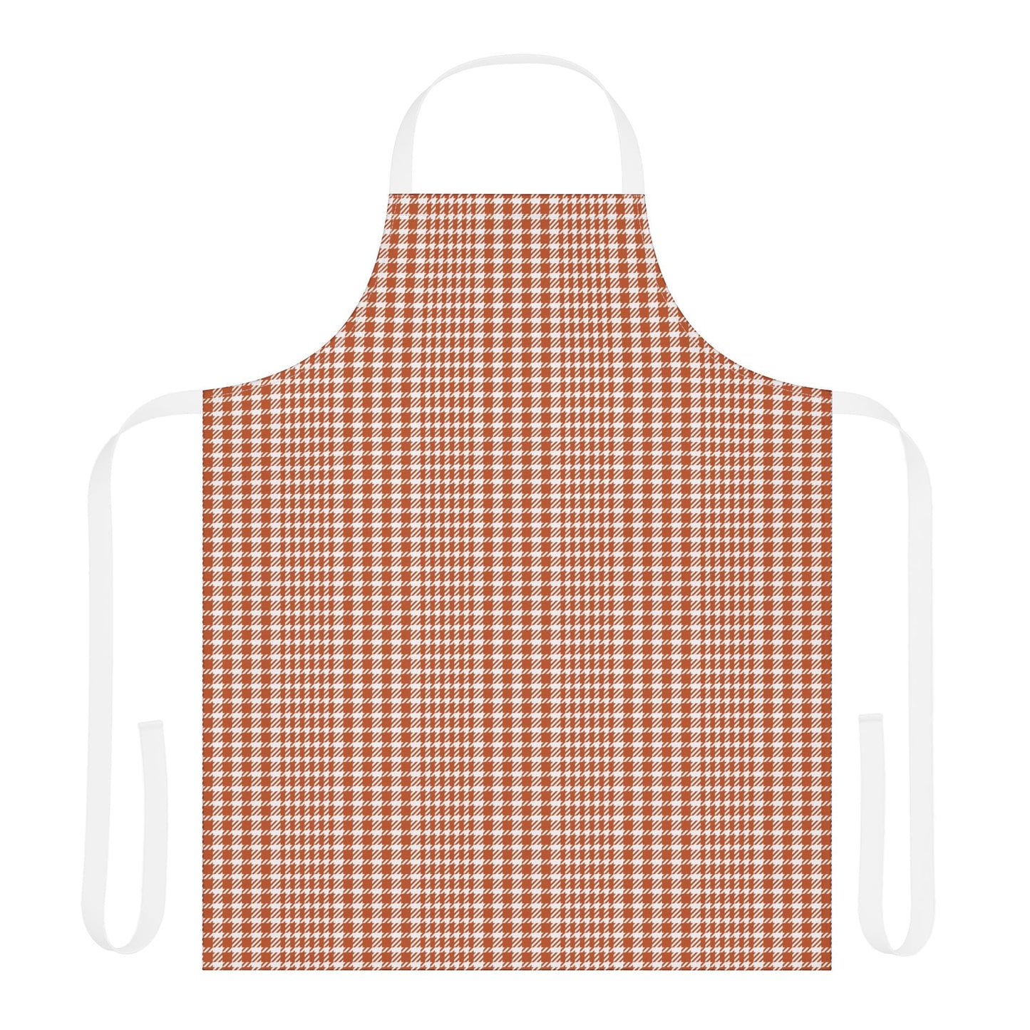 Apron | Dark Orange & White | Tweed