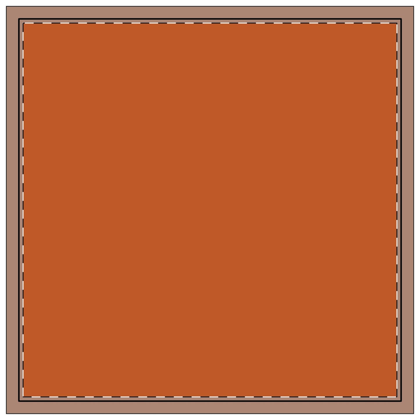 Napkins | Dark Orange & White | Dark (Blue)