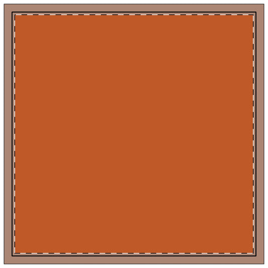 Napkins | Dark Orange & White | Dark (Blue)