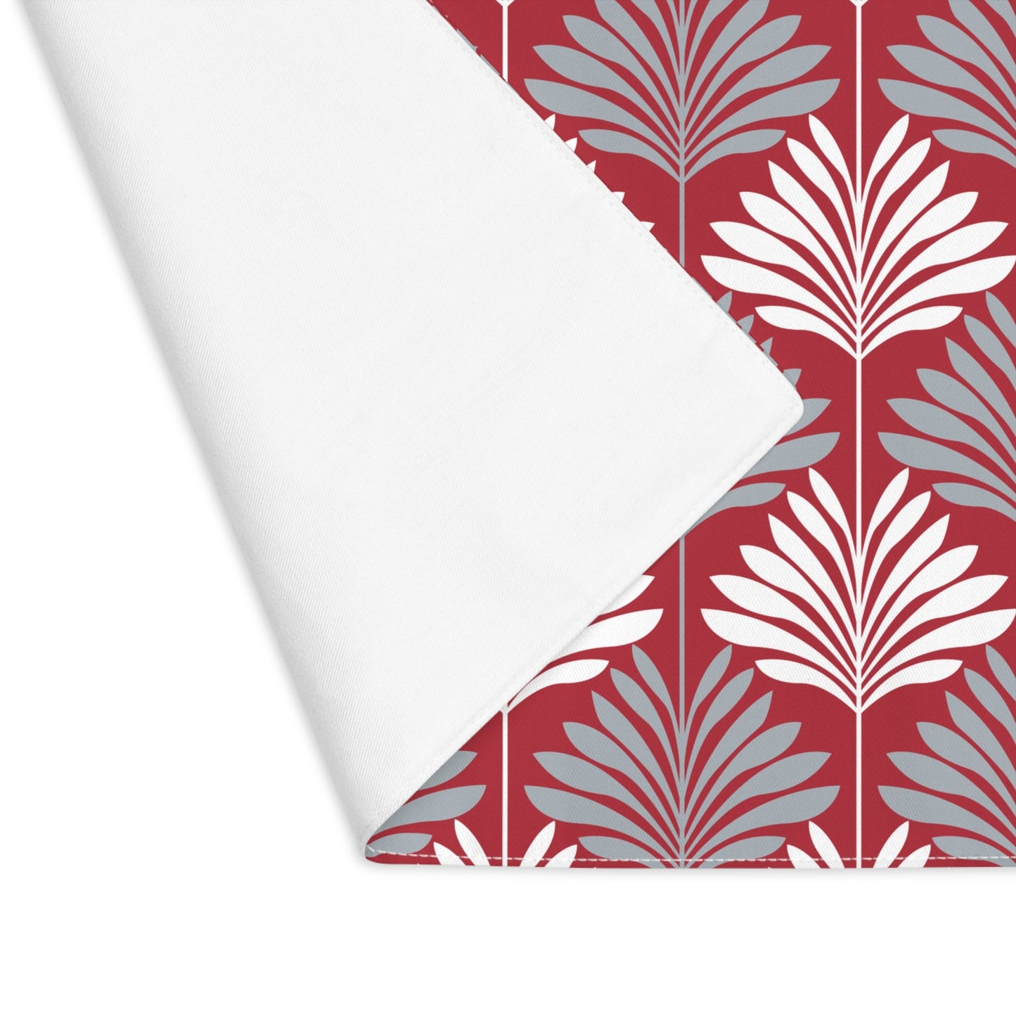 Placemat | Red & Gray | Deco