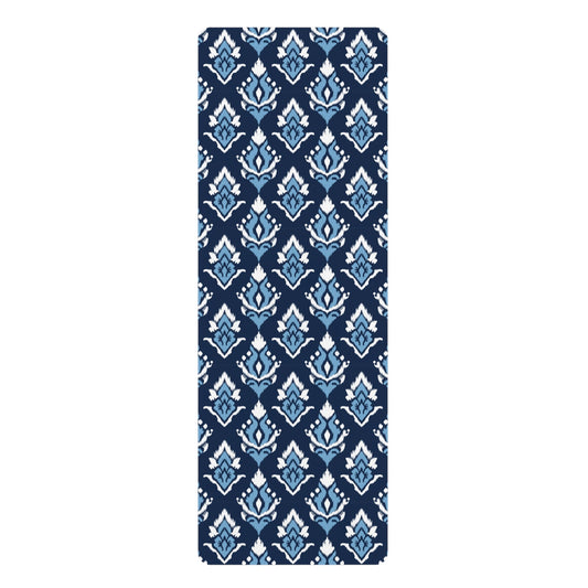 Yoga Mat | Light Blue & White | Ikat