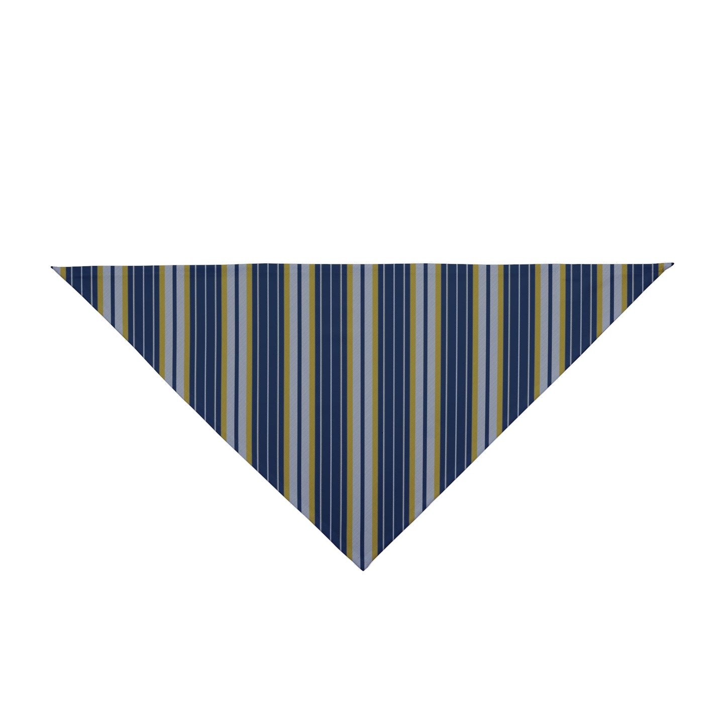 Pet Bandana | Yellow & Blue | Stripe