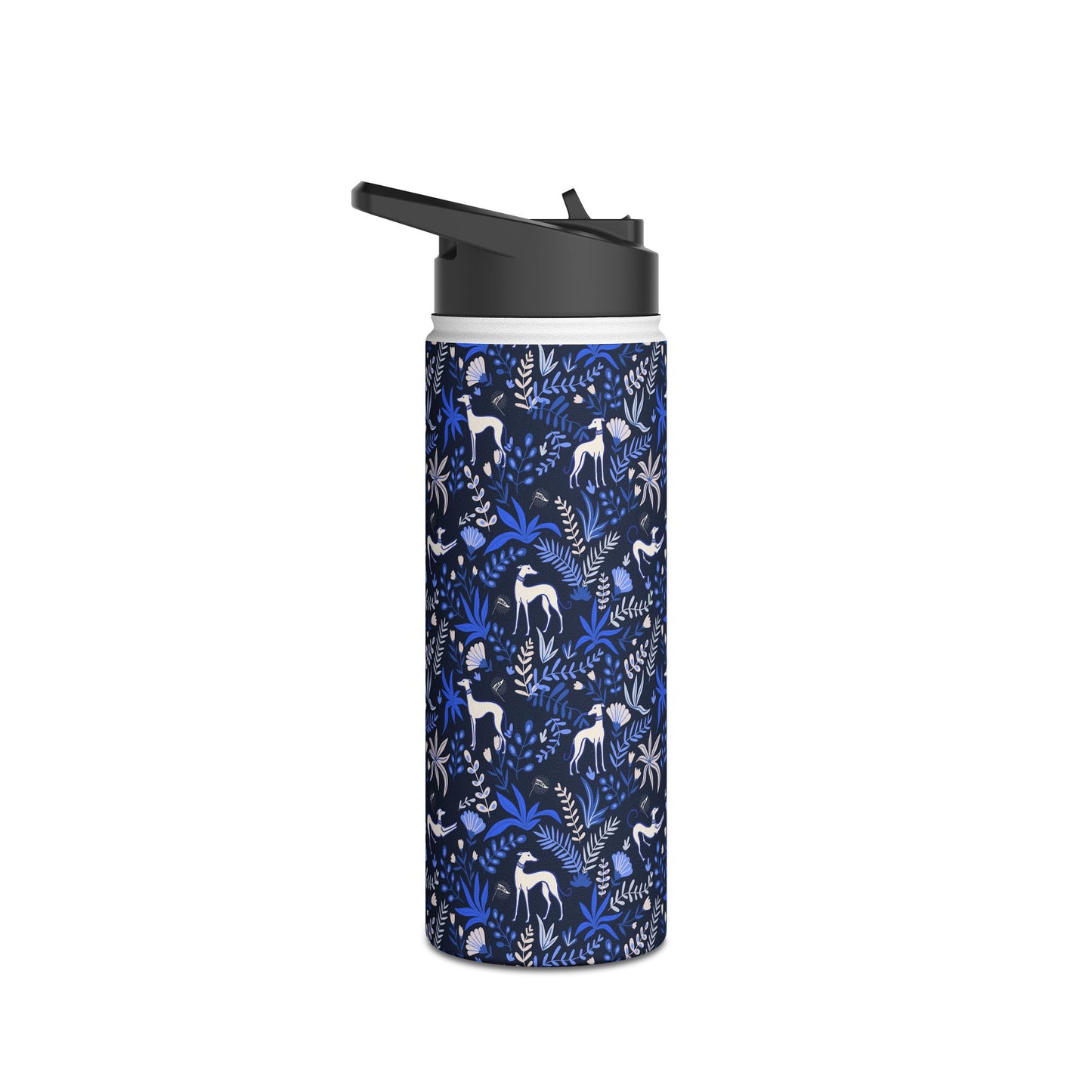 Insulated Water Bottle | Greyhounds | Blue Fern