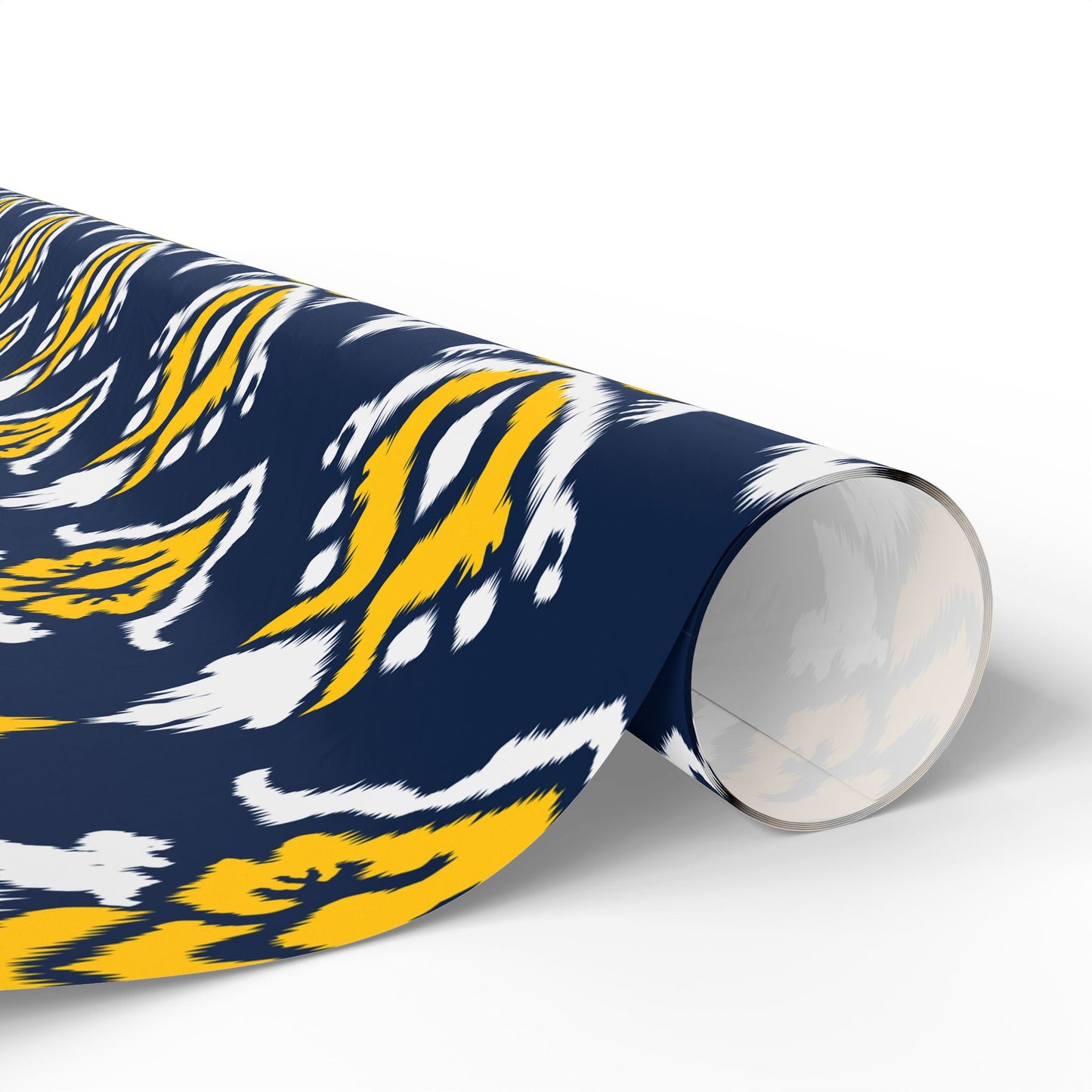 Gift Wrap | Yellow & Blue | Ikat