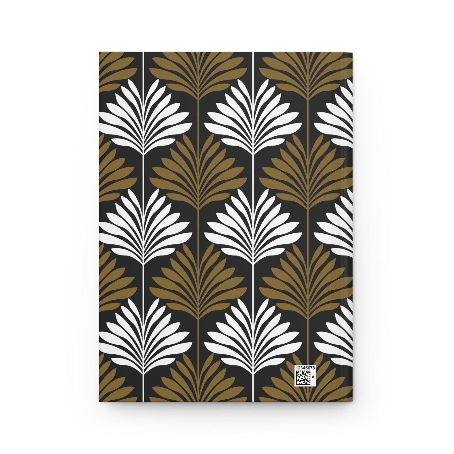 Hardcover Journal | Black & Gold | Deco