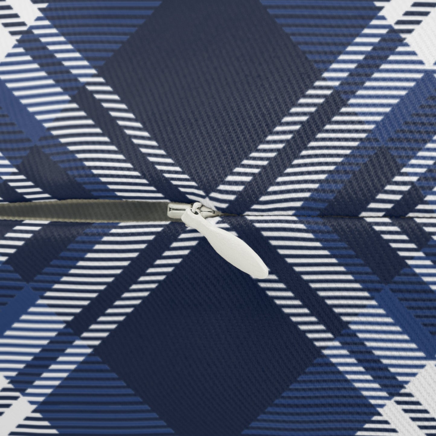 Pillow | Navy & White | Tartan