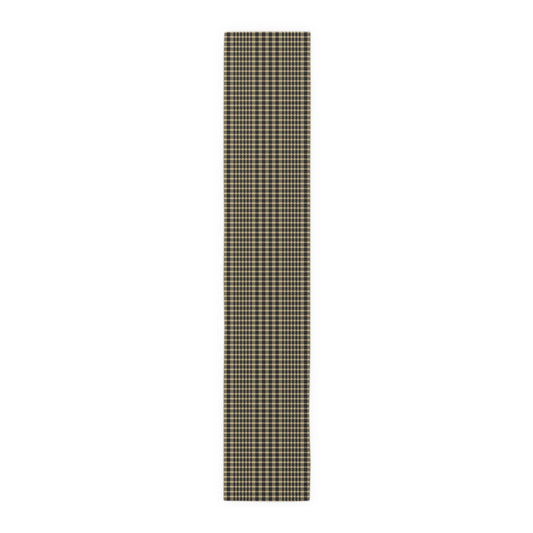 Table Runner | Black & Gold | Tweed