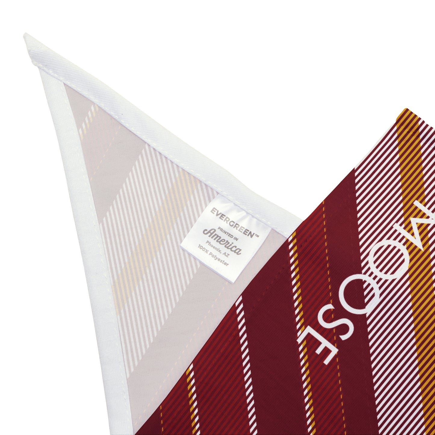 Pet Bandana- Personalized | Red & Yellow | Stripe