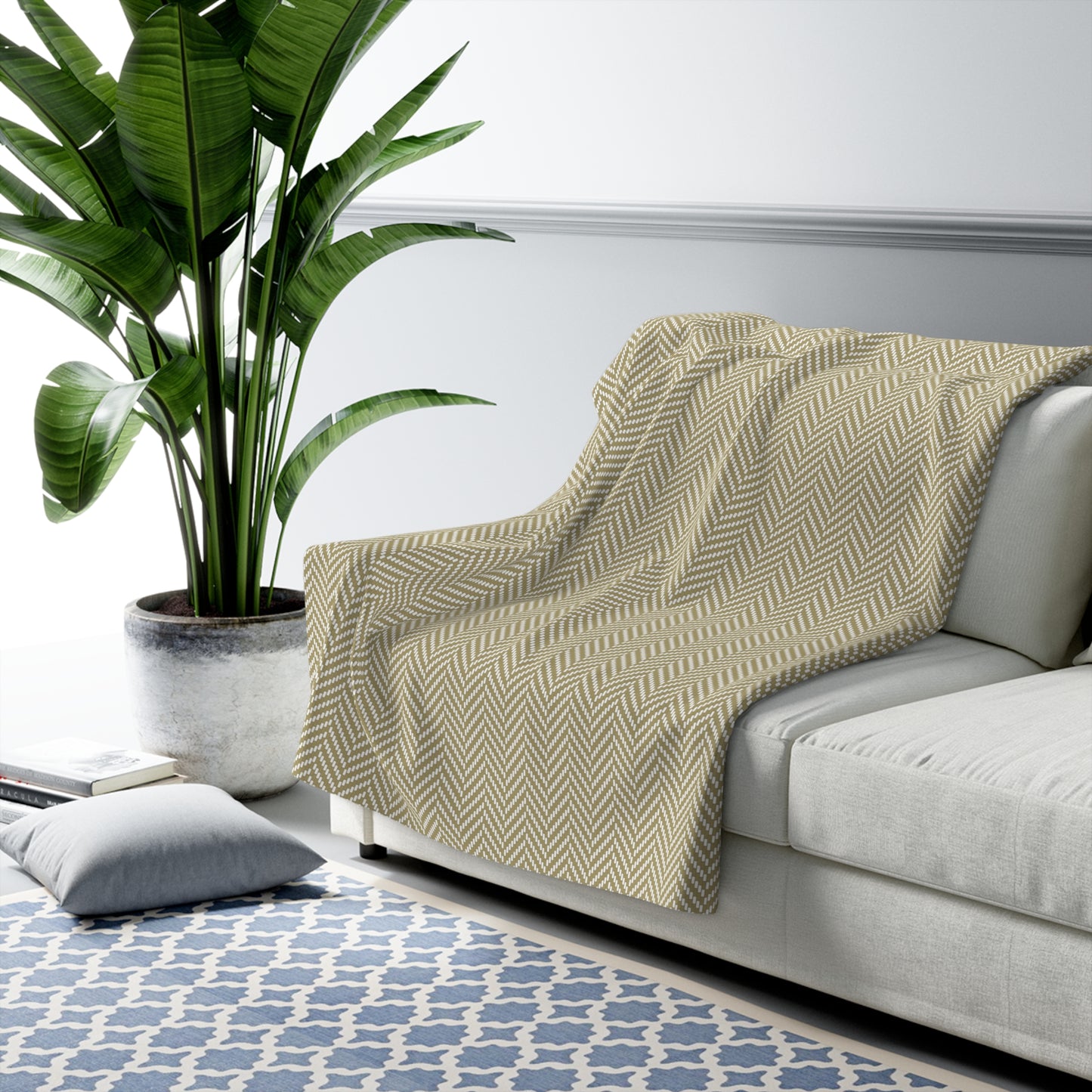 Sherpa Blanket | Atlanta, Georgia | Herringbone
