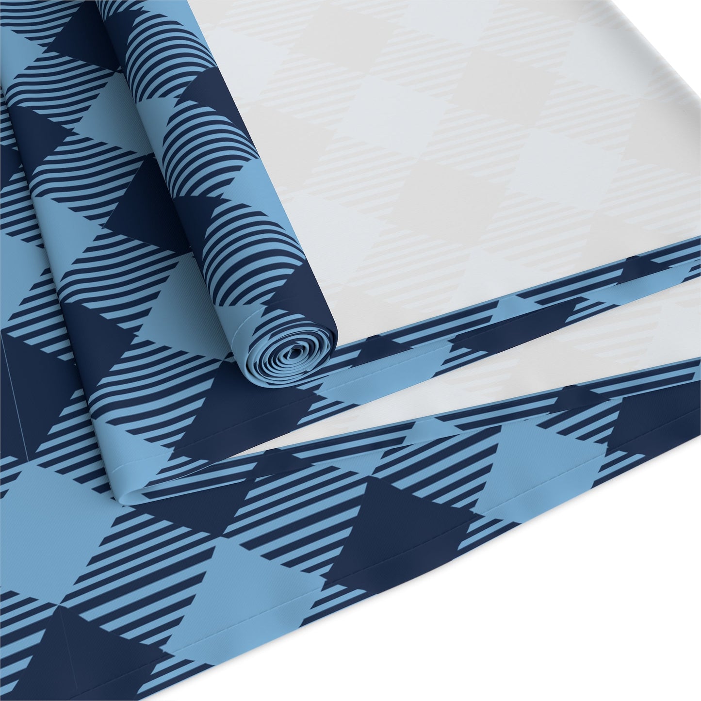 Table Runner | Light Blue & White | Gingham